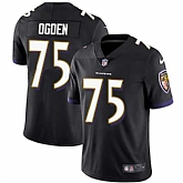 Nike Baltimore Ravens #75 Jonathan Ogden Black Alternate NFL Vapor Untouchable Limited Jersey,baseball caps,new era cap wholesale,wholesale hats